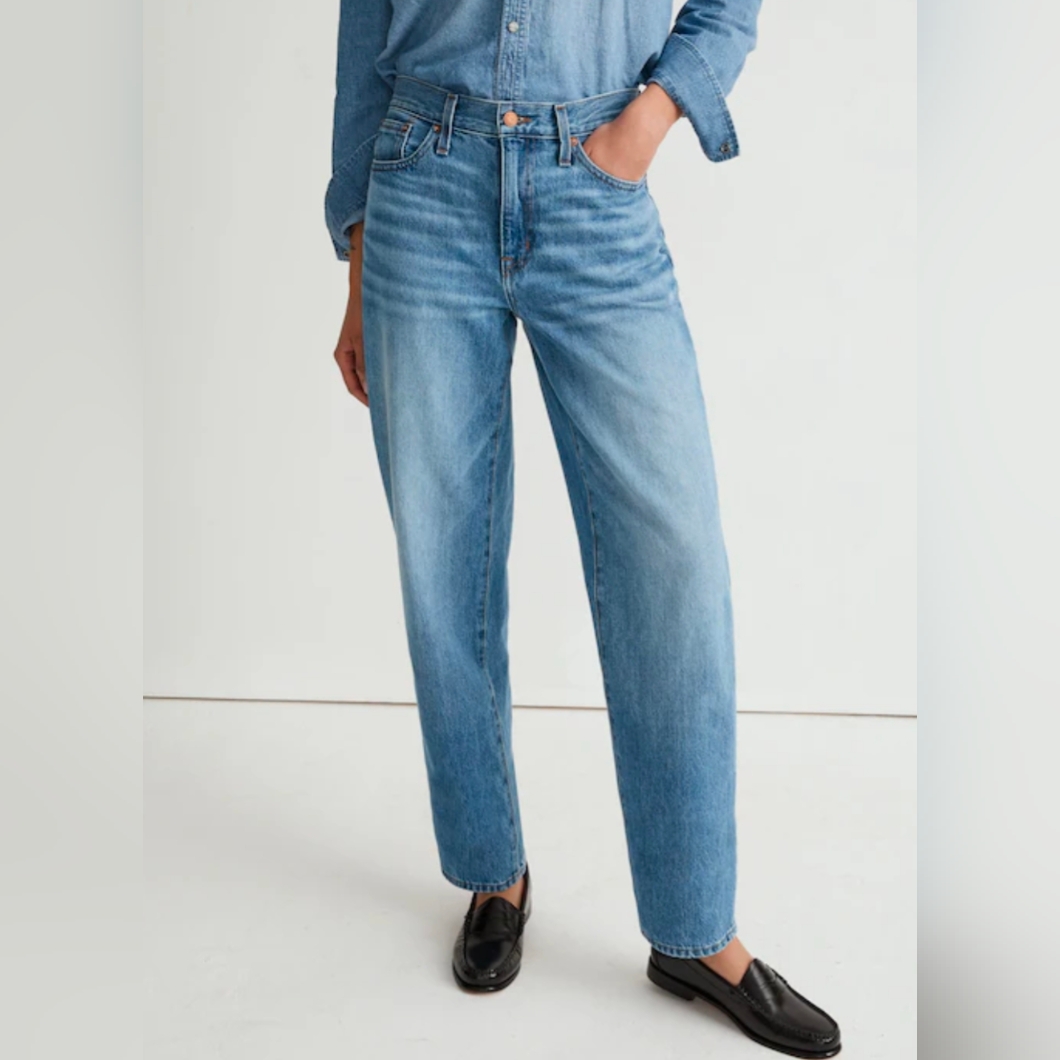 Madewell Slouchy Boyfriend Low Slung Rise Relaxed Fit Jean Sz 33